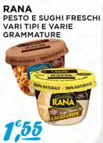 Rana Pesto e Sughi Freschi Vari Tipi e Varie Grammature