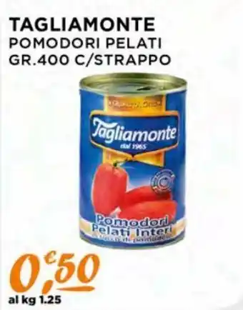 Le Delizie del Sud Tagliamonte Pomodori Pelati gr. 400 C/Strappo offerta