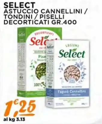 Select Astuccio Cannellini / Tondini / Piselli Decorticati gr. 400