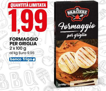 Eurospin Formaggio Per Griglia 2 x 100 g offerta