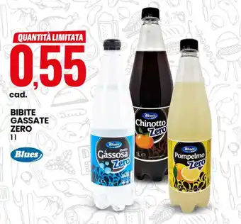 Eurospin Bibite Gassate Zero 1 L offerta