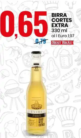 Eurospin Birra Cortes Extra 330 ml offerta
