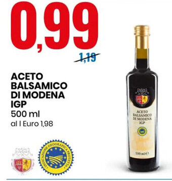 Eurospin Aceto Balsamico Di Modena IGP 500 ml offerta