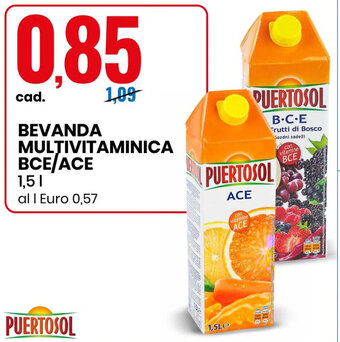 Eurospin Bevanda Multivitaminica BCE/ACE 1,5 l offerta