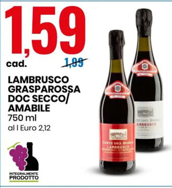 Lambrusco Grasparossa DOC Secco/Amabile 750 ml
