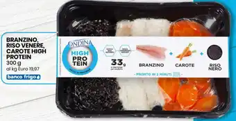 Branzino, Riso Venere, Carote High Protein 300 g