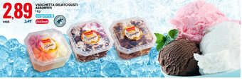 Eurospin Vaschetta Gelato Gusti Assortiti 1kg offerta