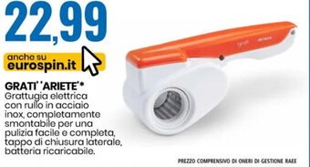 Eurospin Ariete Grati offerta