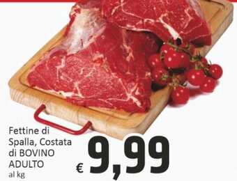 Paghi Poco Fettine di Spalla, Costata di Bovino Adulto offerta