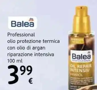 dm drogerie markt Balea Professional olio protezione termica con olio di argan riparazione intensiva 100 ml offerta