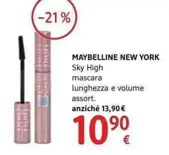 dm drogerie markt Maybelline New York Sky High mascara lunghezza e volume offerta