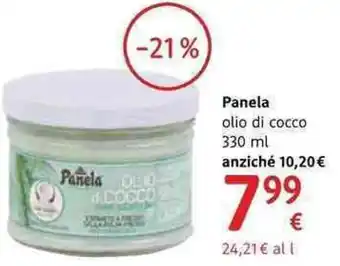 dm drogerie markt Panela olio di cocco 330 ml offerta