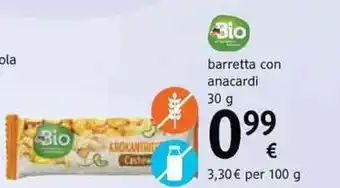 dm drogerie markt Bio barretta con anacardi 30 g offerta
