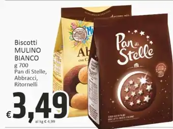 Paghi Poco Mulino Bianco Biscotti Pan di Stelle,Abbracci,Ritornelli g 700 offerta