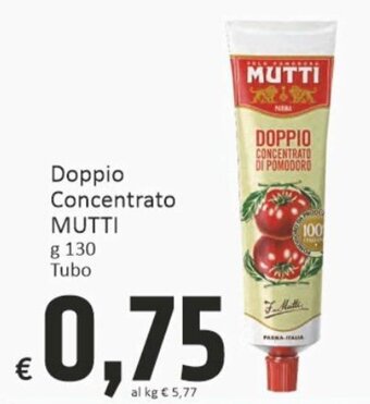 Paghi Poco Mutti Doppio Concentrato Tubo g 130 offerta