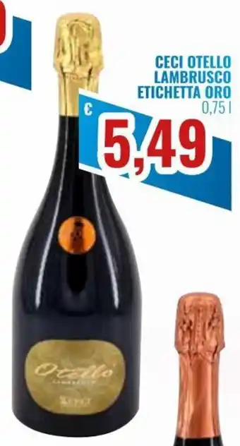 Ceci Otello Lambrusco Etichetta Oro 0,75 l