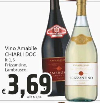 Vino Amabile Chiarli Doc lt 1,5 Frizzantino, Lambrusco