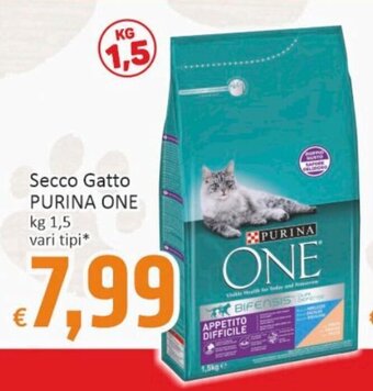 Paghi Poco Secco Gatto Purina One kg 1,5 vari tipi offerta