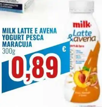 Milk Latte e Avena Yogurt Pesca Maracuja 300g