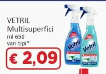 Paghi Poco Vetril Multisuperfici ml 650 vari tipi offerta