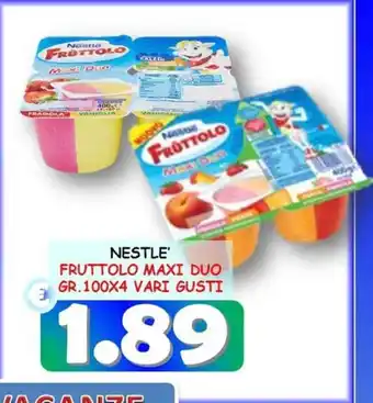 Nestle Fruttolo Maxi Duo Gr. 100x4 Vari Gusti