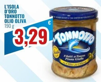 L'Isola D'Oro Tonnotto Olio Oliva 190 g