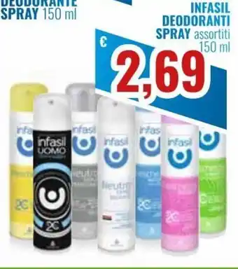 Infasil Deodoranti Spray assortiti 150 ml