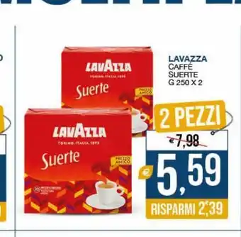 SeBón Supermercati Lavazza caffè suerte g 250 x2 offerta