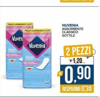 SeBón Supermercati Nuvenia assorbente classico sottile offerta