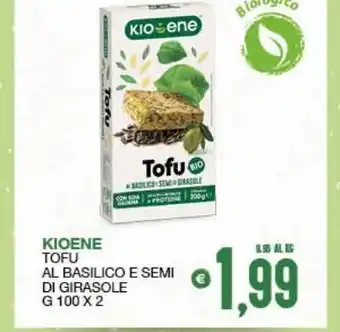 Kio-ene tofu al basilico e semi di girasole g 100 x 2