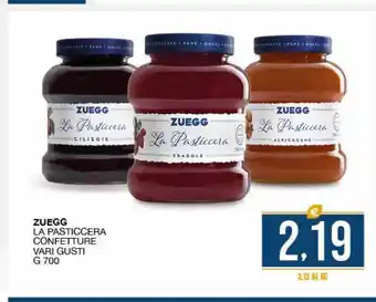 SeBón Supermercati Zuegg la pasticceria confetteria vari gusti g 700 offerta
