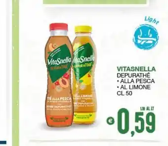 SeBón Supermercati Vitasnella depurathe alla pesca al limone cl 50 offerta