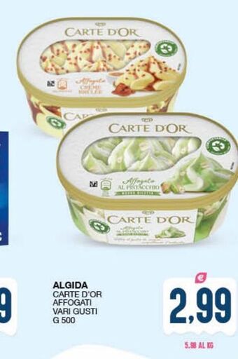 SeBón Supermercati Algida carte d'or affogati vari gusti g 500 offerta