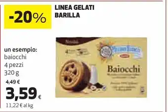 Coop Linea gelati barilla offerta