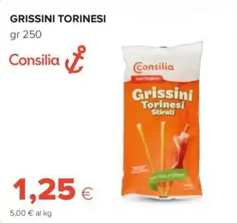 Tigre Consilia Grissini Torinesi gr 250 offerta