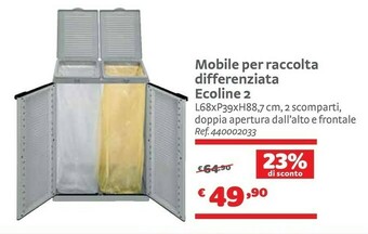 Bricocenter Mobile Per Raccolta Differenziata Ecoline 2 offerta