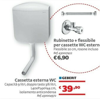 Bricocenter Geberit Cassetta Esterna Wc offerta