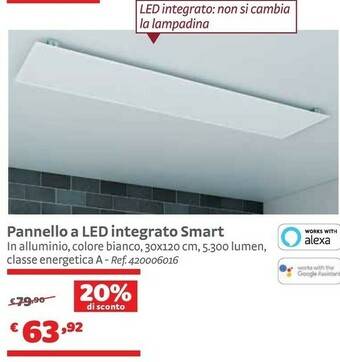 Bricocenter Pannello A Led Integrato Smart offerta
