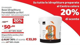 Base Idropittura Formidabile 10 Litri
