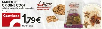Coop Coop - Mandorle Pelate 100 G(ml) offerta