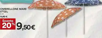 Coop Ombrellone Mare Steel offerta