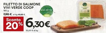 Coop Coop Filetto Di Salmone Vivi Verde offerta