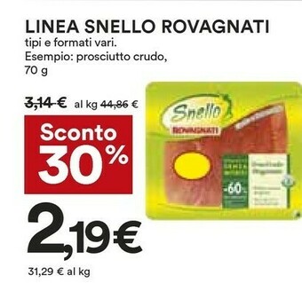 Coop Rovagnati Linea Snello offerta