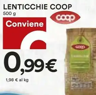 Coop Coop - Lenticchie Giganti Biologiche 500 G(ml) offerta