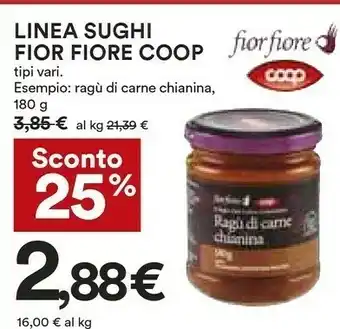 Coop Coop - Ragù Di Carne Chianina 180 G(ml) offerta