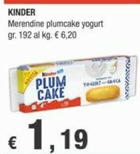 Crai Kinder Plum cake offerta