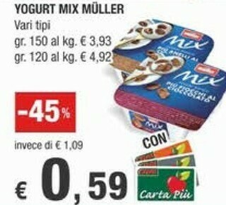 Crai Muller Yogurt offerta