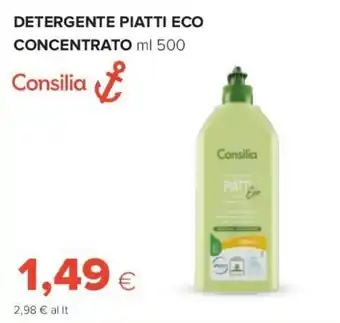 Tigre Consilia Detergente Piatti Eco Concentrato ml 500 offerta