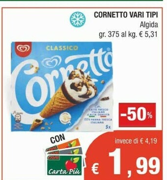 Crai Algida Cornetto offerta