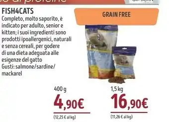 Il Gigante Fish4Cats Completo, Molto Saporito, È Indicato Per Adulto, Senior E Kitten offerta